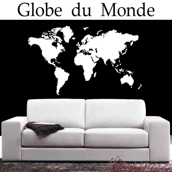 sticker Carte du Monde ·.¸¸ FRANCE STICKERS ¸¸.·