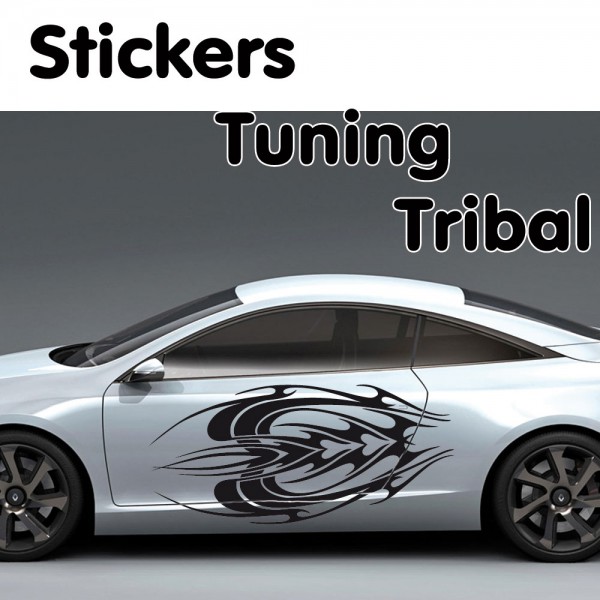 Côté adhésif pour voiture de la tache, les Éclaboussures, taches, autocollants  pour voitures tribal tuning