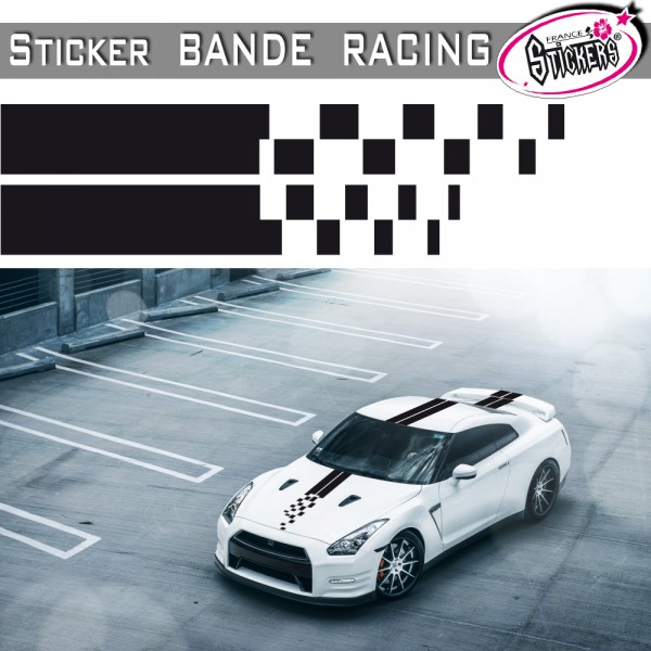 Stickers Bande Voiture RACING tuning pas cher •.¸¸ FRANCE STICKERS¸¸.•