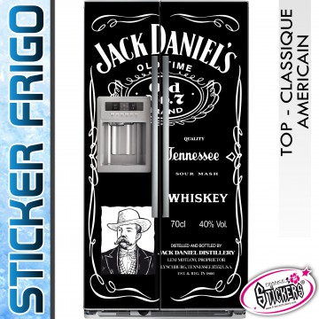 Stickers Frigo Jack Daniel's pas cher •.¸¸ FRANCE STICKERS¸¸.•