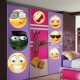 Stickers Autocollant Emoticône Smiley Emoji